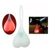 Silicone Egg Rer light 4 Color High Intensity Silicone LED Cycling Safety Rear Bike Light Heart Shape Bicycle Tail Light