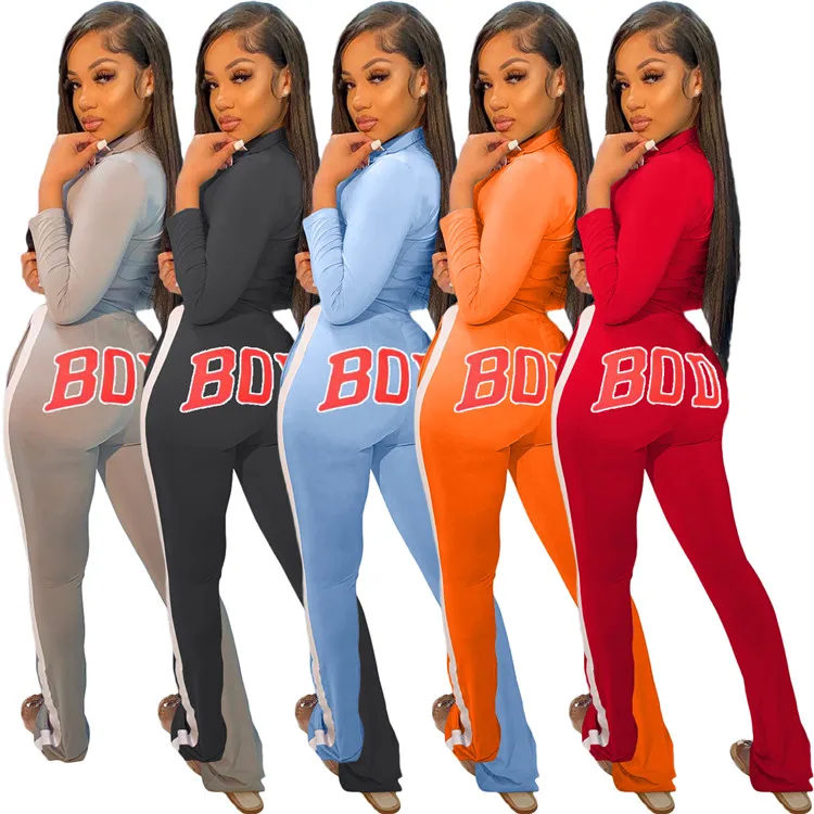 2021 Casual 2 PCS Tracksuit Clothing Letter Print Long Pants Plus Size Spring Women Two Piece Set, Picture
2021 Casual 2 PCS Tracksuit Clothing Letter Print Long Pants Plus Size Spring Women Two Piece Set, Picture