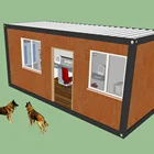 20 ft 20ft 40ft building cabin design expandable modular site van container office