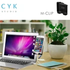 New Design Display Side Clip Silicone Adjustable Cell Phone Holder for video conference