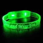 Christmas Gift Colorful Sound Flash Led Bracelet Light Wristband