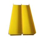 High strength Yellow FPR fiberglass special U shape for Aluminum Profile Accessories