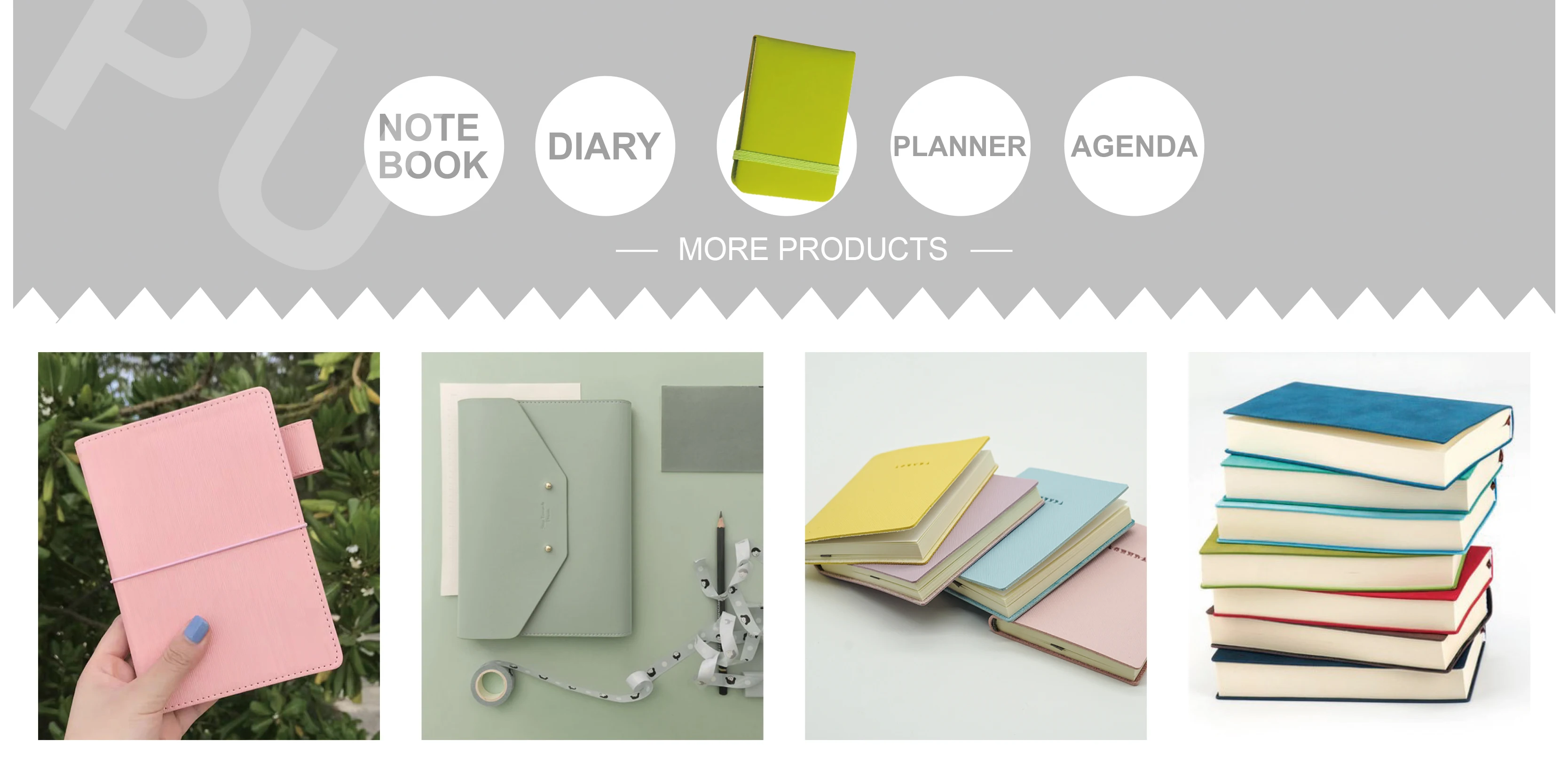 customized logo sticky notes notebook and pen gift set