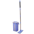 Frame Cleaning Handle Flat Squeeze Easy Clean Aluminum Mop Frame Cleaner Floor Mop Cloth With Cleaning Bucket And Mop