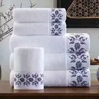 Terry Cotton Towels For Bath Soft 100% Cotton Absorbent Terry Luxury Hand Sheet Shower Beach Bath Towel For Hotel