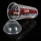 printed logo PP material takeout disposable plastic drinking cup with cover