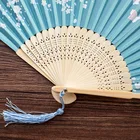 Decorative Bamboo Bamboo Hand Fan Dancing Personalized Decorative Bamboo Hand Fan