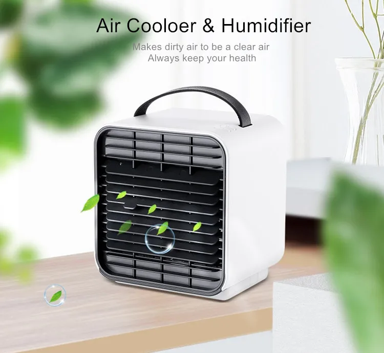 High Quality USB Air Conditioner Portable No Noiseless Mini Mist Fan.jpg