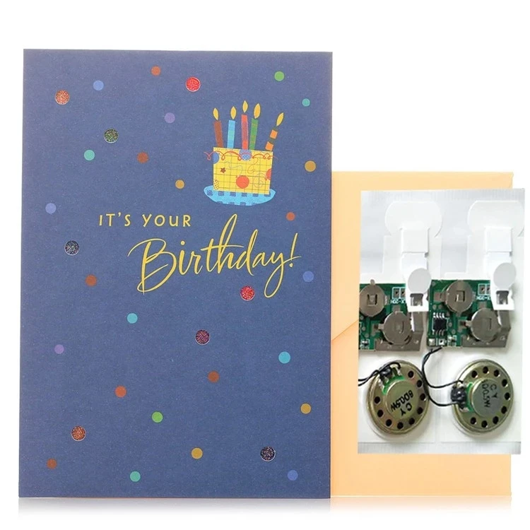 new fashion customized birthday gift music    for