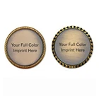 Direct Sale Custom logo printed Metal Engraved blank challenge coin