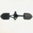 Button Designer Button Custom Leather Closure Vintage Leather Patch Buffalo Horn Toggle Button
