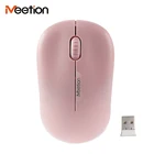 MEETION R545 2019 New Pink Cordless Optical Usb Computer 2.4G Wireless Mouse For Windows And Mac