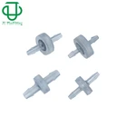 JU Small 1/16in to 3/8in Barbed Plastic One Way Diaphragm Check Valve