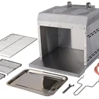 Gas BBQ Grill Stainless Steel Outdoor Gas Grill Machine with CE gas grill