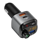 Mp3 Car BASS Dual Usb QC3.0 And PD Charge 36W Mp3 Wireless Bluetooth Car Fm Transmitter