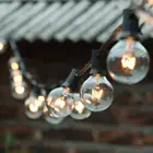 Decoration black/whtie cable led festoon led waterproof commercial string light Christmas outdoor light