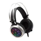 Pc 50Mm Vibration Speaker Rgb Neon Light Noise Cancelling Headphone True 7.1 Gaming Headset Pc For Laptop
