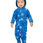 Unisex Hooded Baby Polar Fleece Rompers Toddler Clothes for Spring Autumn Winter