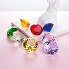 Paperweight 40mm 1.6 In. Crystal Diamond Pirate Gems and Jewels Fof Treasure Hunt Party Favors Table Decoration Gift