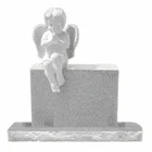 Angel Tombstone White Grey Granite Baby Angel Statue Monument Kids Tombstone Prices