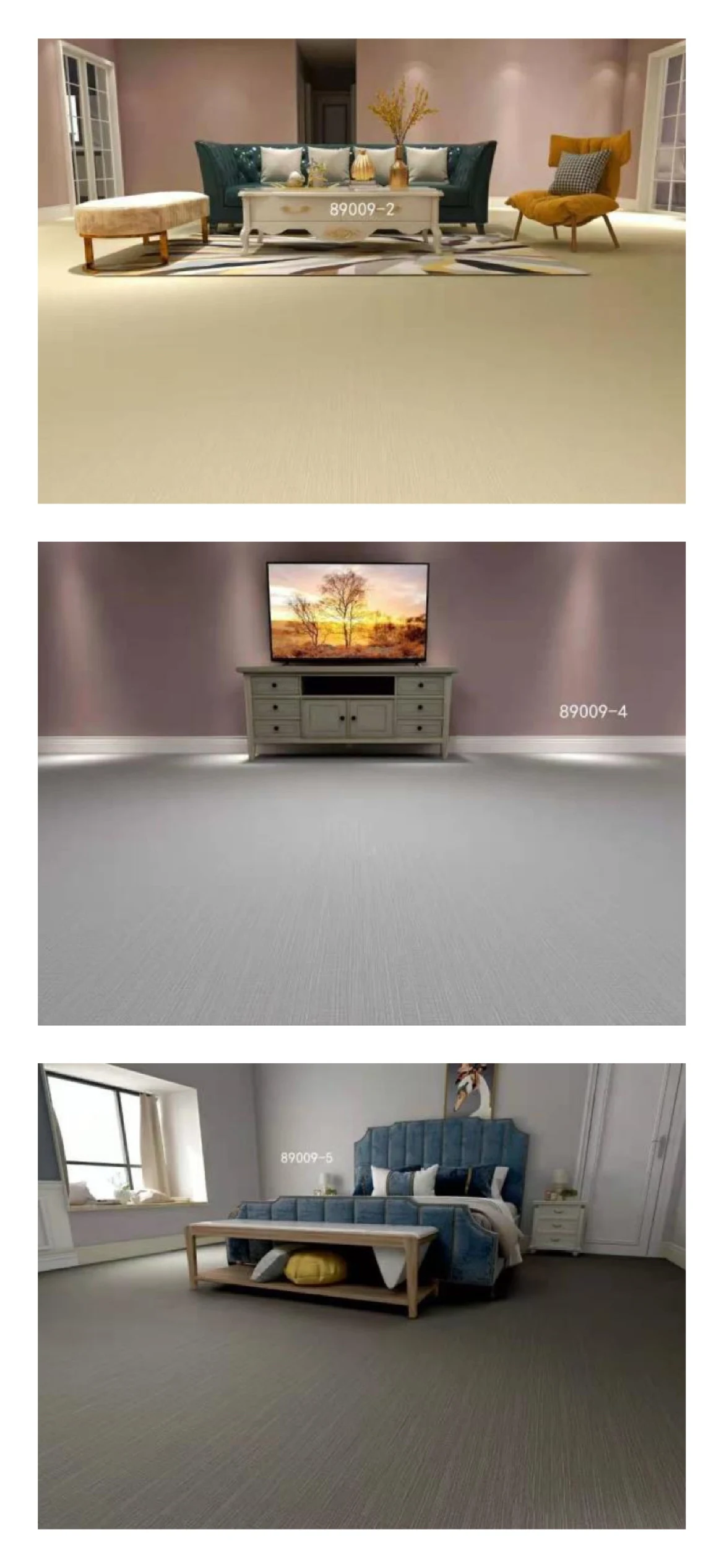 Hot Sale Waterproof Durable Healthy SPC Click Vinyl Plank Flooring For Sale