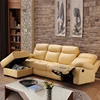 Latest design european style furniture leather recliner sofa living room furniture sofa set