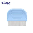 pet hair flea removal metal nit lice comb