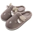 Winter Men Home Slippers with Faux Fur Warm Indoor Slippers Men Slip on Flats Female Slides