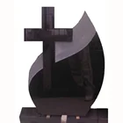 Tombstone Tombstones And Monuments Shanxi Black Tombstone Cheap Cross Headstone Grave Granite Monument