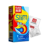 10pcs Condoms with Dotted Ribbed Orgasm G-Spot Penis Sleeve 49mm Slim Fit Condoms