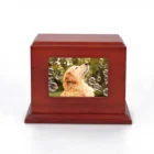 MKYB011 photo pet urn wood pet urn pet memorial urn