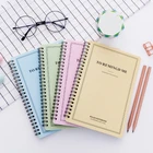 2020 mini Spiral notebook Student notebook customized wholesale A5 diary 60 pieces 120 pages notepad 60 coils cuadernos