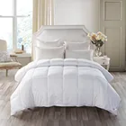 New Design Wholesale Fluffy Soft White Goose Feather Down Quilt Duvet For Home
