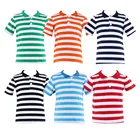 Kids clothing summer tops boutique boys shirts factory price kids t-shirts boy polo style collar shirt