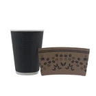 Heat Insulation Cardboard Disposable Coffee Paper Coffee Cup Sleeve