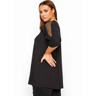 New Blouse Manufacturers Supply New Leisure Mesh Ruffled Long-sleeved Ladies Blouse