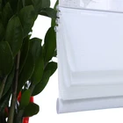home decor blackout fabric curtain roman blind white