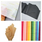 Tissue Paper High Quality Custom Printed Logo Gift Wrapping Gold Metallic Tissue Paper For Shoes Garment/