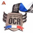 Custom metal marathon sport gold medals Running medallion finisher medals award