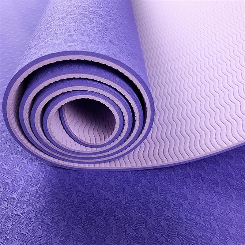 Non Slip 100% TPE Fitness Yoga Mat Washable Waterproof 4mm 6mm 8mm 10mm 8