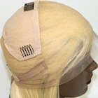 Lace Wig 10a Blonde Wig Virgin Human Hair 10A Full Lace Wig 613 Straight Double Drawn Remy Hair Blonde Wig