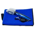 Golf Club Golf Club Cleaning Brush And Golf Towel With Microfiber Waffle-Weave