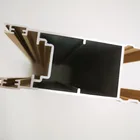 China extruded aluminium profile wholesale Extrusion color customized door and window aluminium profile