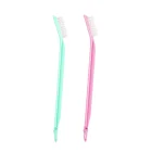 Kitchen gas range slot cleaning brush round head