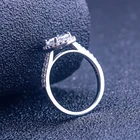 Cubic Zirconia Ring Tonglin 040 Wholesale 4A Cubic Zirconia Engagement Wedding 925 Silver Ring