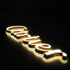customized led light outdoor led acrylic channel letter sign