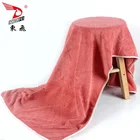 Towel Fashion Design Soft Luxury Grid Design Coral Fleece Bath Towel Hand Towel