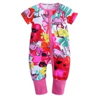 Wholesale Organic Toddler Baby Clothes 100% Cotton Romper Jumpsuit Boutique Clothing
