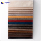 polyester furniture bronzed suede leather sofa upholstery home textile fabric