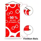 Hanging Banner Scroll with Aluminium/Plastic/Wood Rod and String